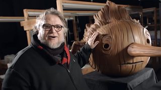 Guillermo Del Toro with Pinocchio