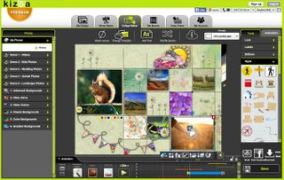 Collage maker tools: Kizoa