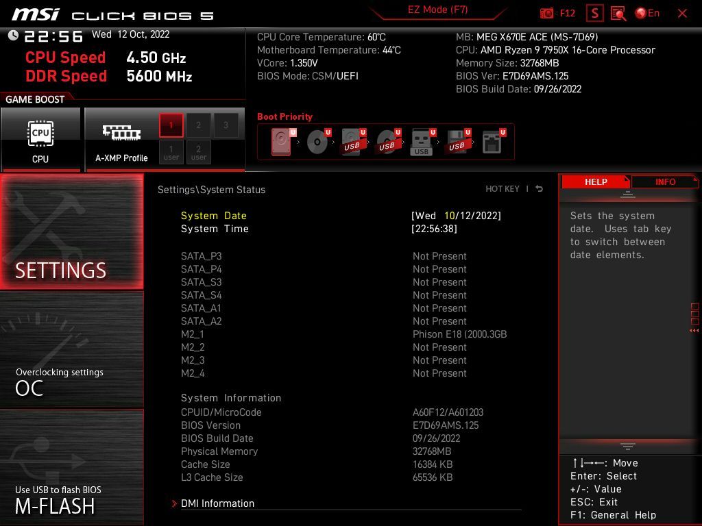 MSI MEG X670E Ace