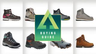 Collage of the best women's hiking boots