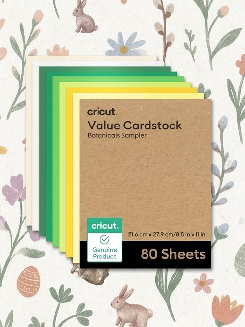 Value Cardstock Paper, Botanical Sampler - 80 Sheets