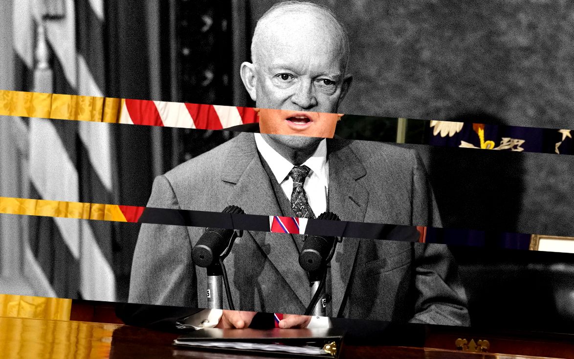 President Trump and Dwight Eisenhower.