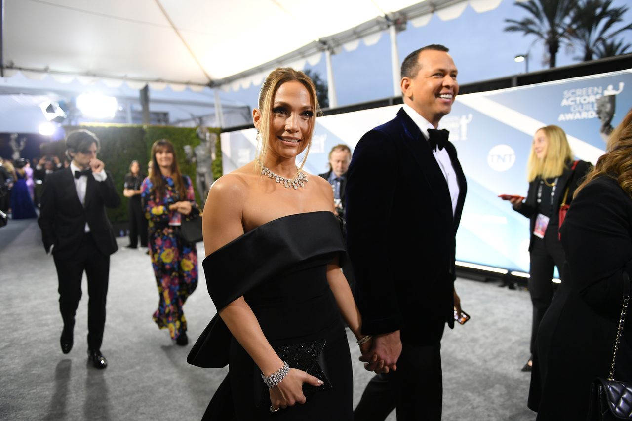 Jennifer Lopez and Alex Rodriguez.