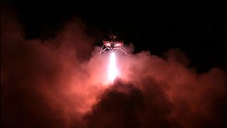 Morpheus Lander's 1st Night Flight Test