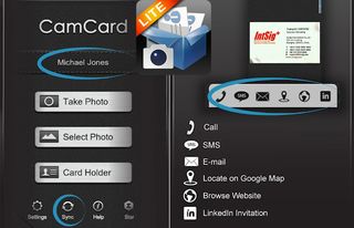 CamCard Lite – Business Card Reader (Free)