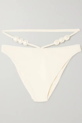 Swim Trends 2024 | Faux Pearl-Embellished Bikini Briefs