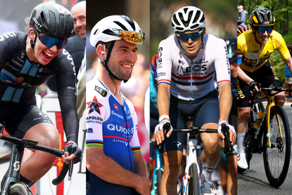 Mark Cavendish, Pfeiffer Georgi, Ben Swift and Anna Henderson, who are all taking part in the British national championships 