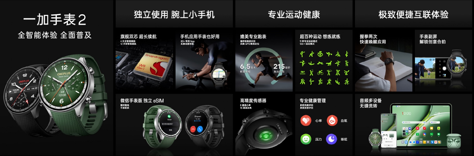 중국의 OnePlus Watch 2는 개선된 지도 탐색 기능, 정확한 센서, Android 및 iOS 지원 기능을 제공합니다.