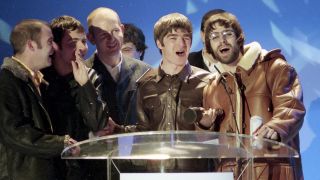 Oasis at 1996 Brit Awards