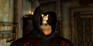 The Elder Scrolls V Skyrim - cat in da hood