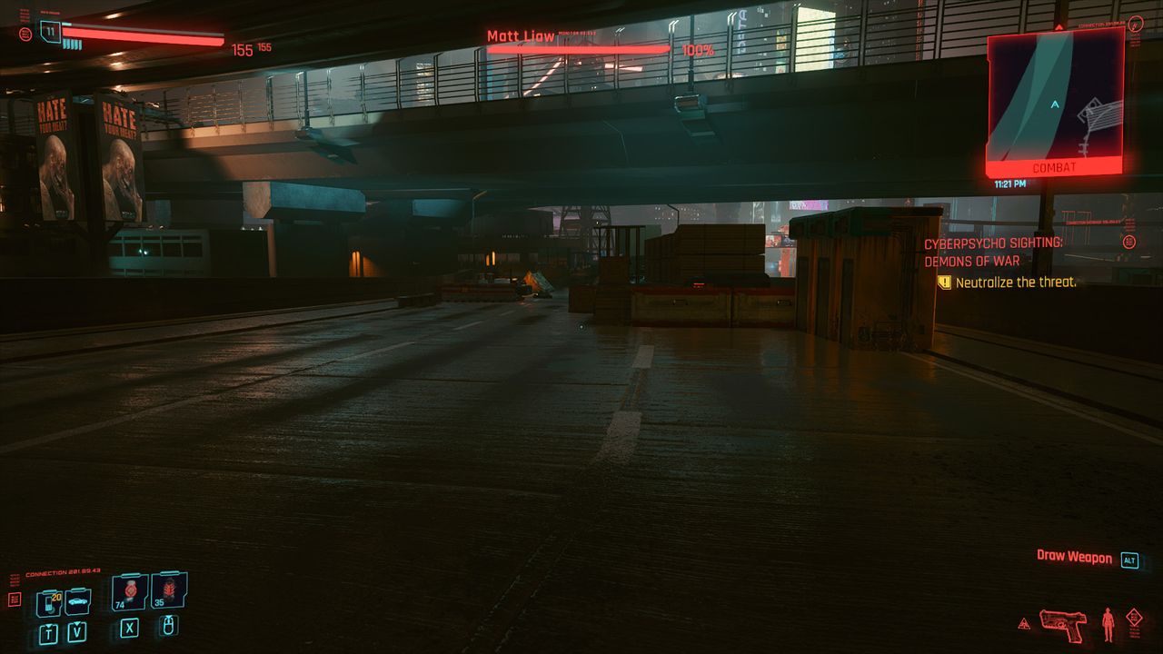 Cyberpunk 2077 Cyberpsycho Sightings locations
