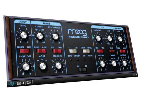 Those knobs and switches scream Moog before this plug-in even makes a sound.