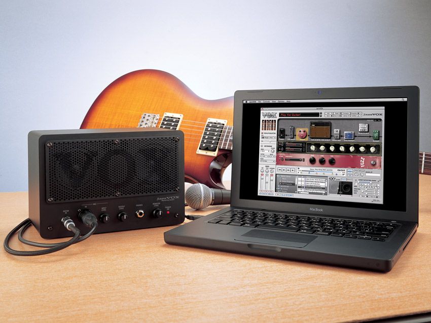 The JamVOX monitor also doubles as a USB audio interface