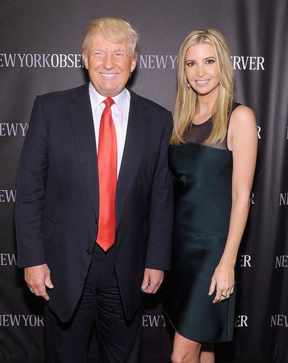 Donald Trump with his daughter, Ivanka Trump. 
