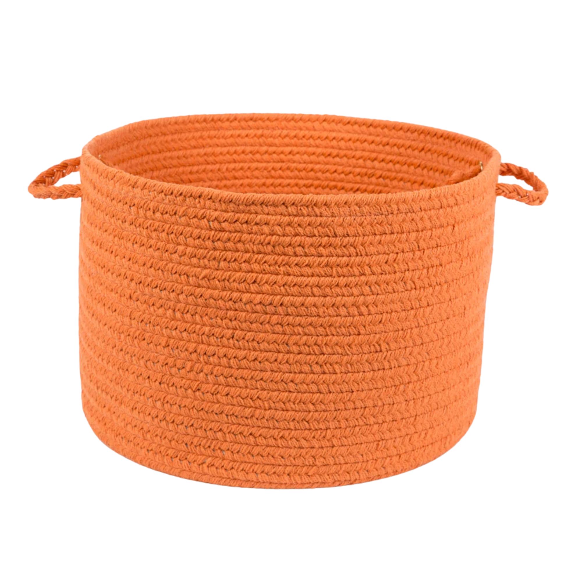Orange storage basket