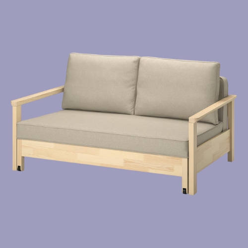 IKEA, Tornsborg 2-Seat Sofa-Bed - Naggen Beige/pine