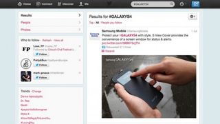Twitter on Samsung GALAXY S4 and Note 8.0