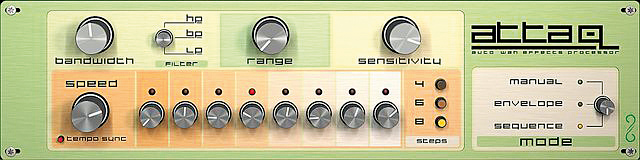 Attaq is an auto-wah filter effect from Sonoma