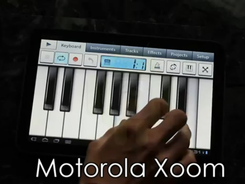 And here it is: FL Studio Mobile running on an Android device.