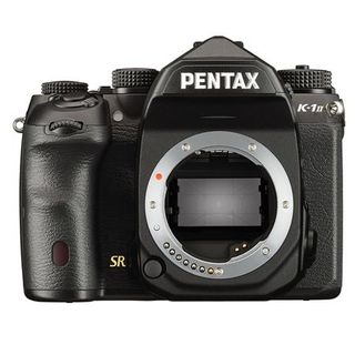Pentax K-1 Mark II camera on a white background