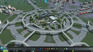 Cities Skylines mod - 8-Way Roundabout