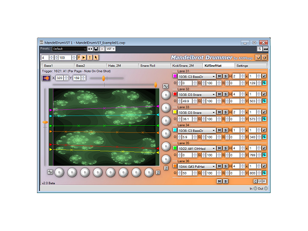 Mandelbrot Drummer VST Rhythm Maker