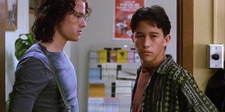 Heath Ledger and Joseph Gordon-Levitt in 10 Things I Hate About You