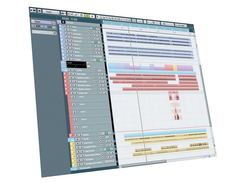 The graphical updates to the interface are the first obvious update for Cubase 6.