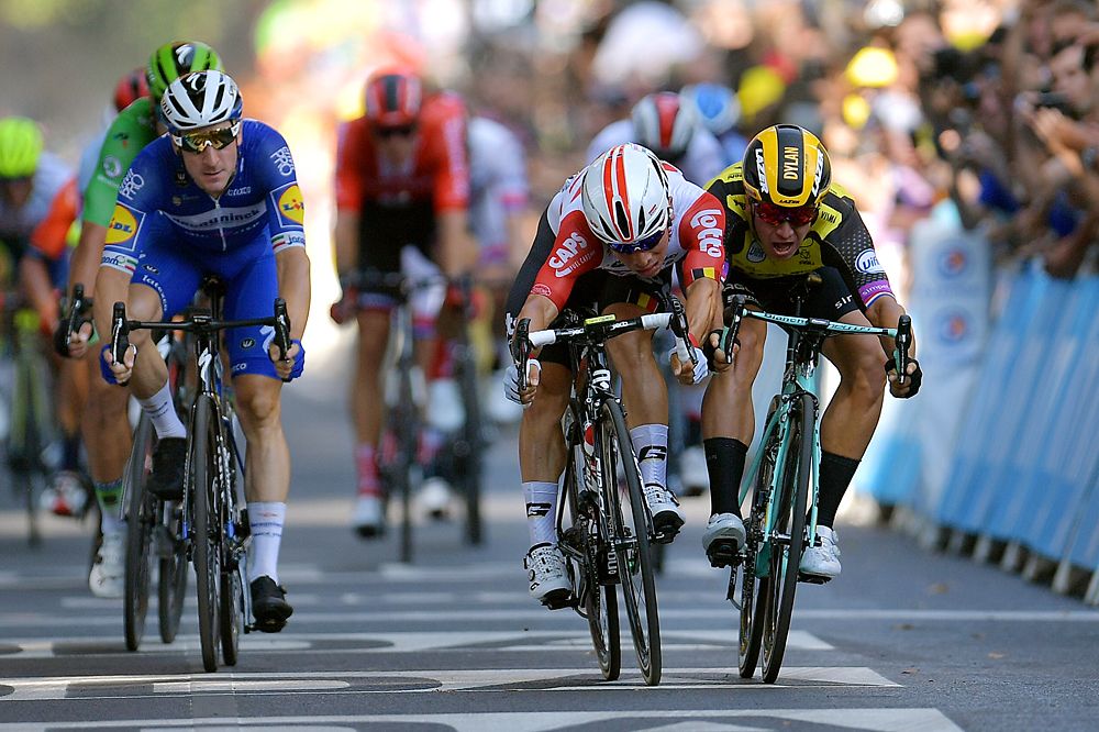 Caleb Ewan (Lotto Soudal) stage 11 victory at the Tour de France
