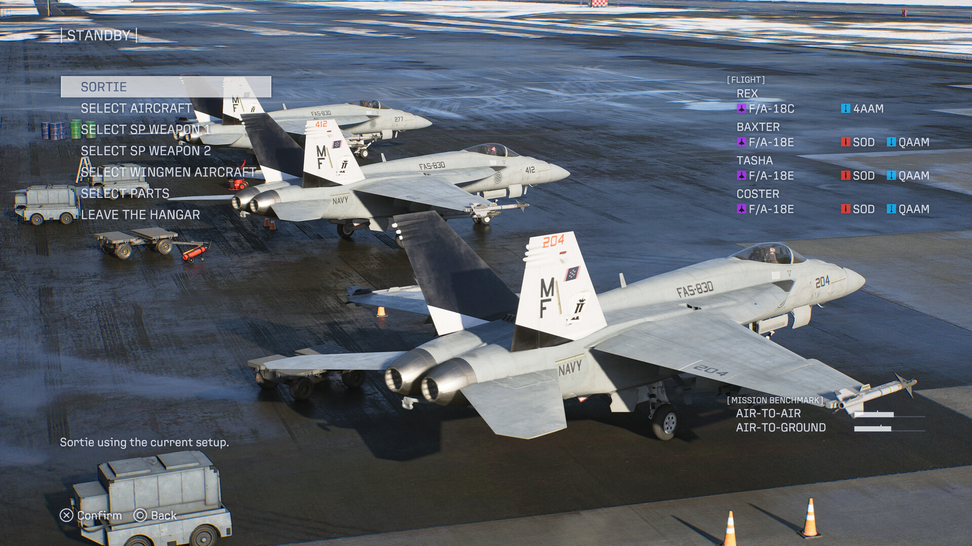 A promotional Ace Combat 8 screenshot.