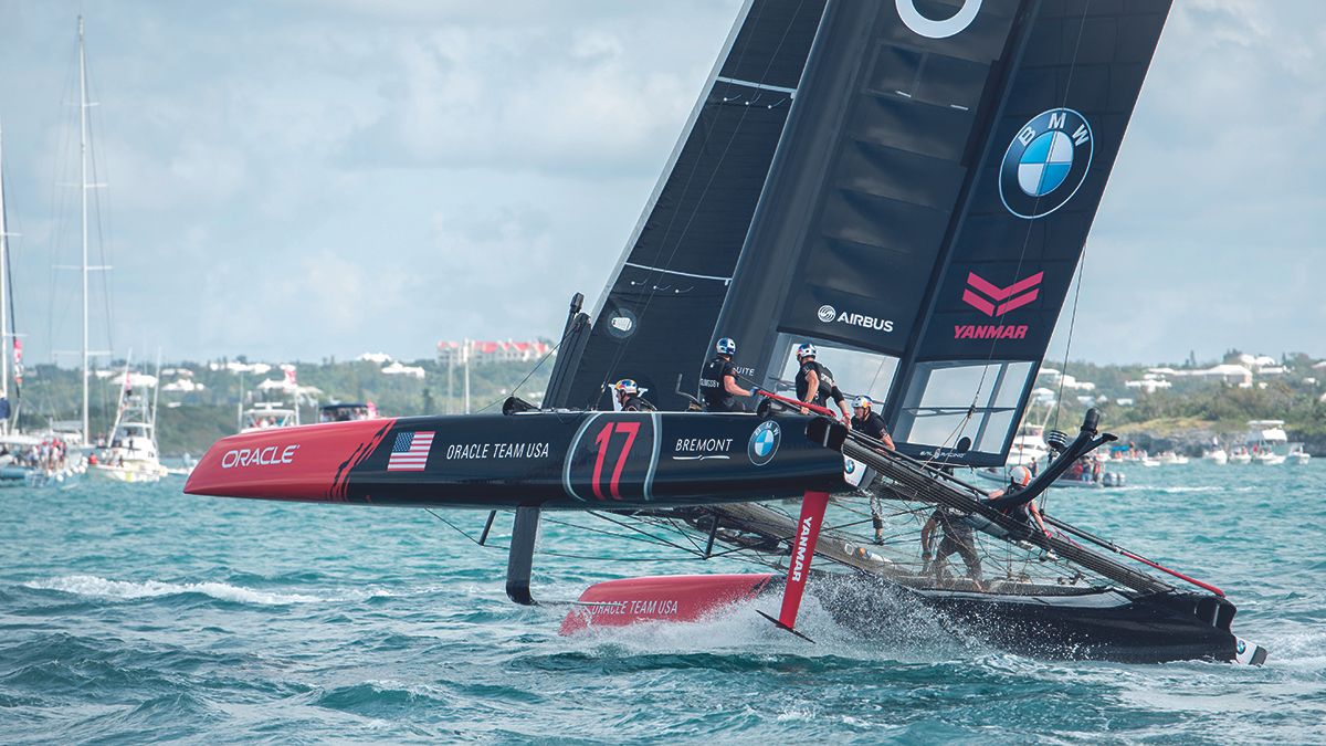 Oracle Team USA&amp;#039;s AC45 sail wing