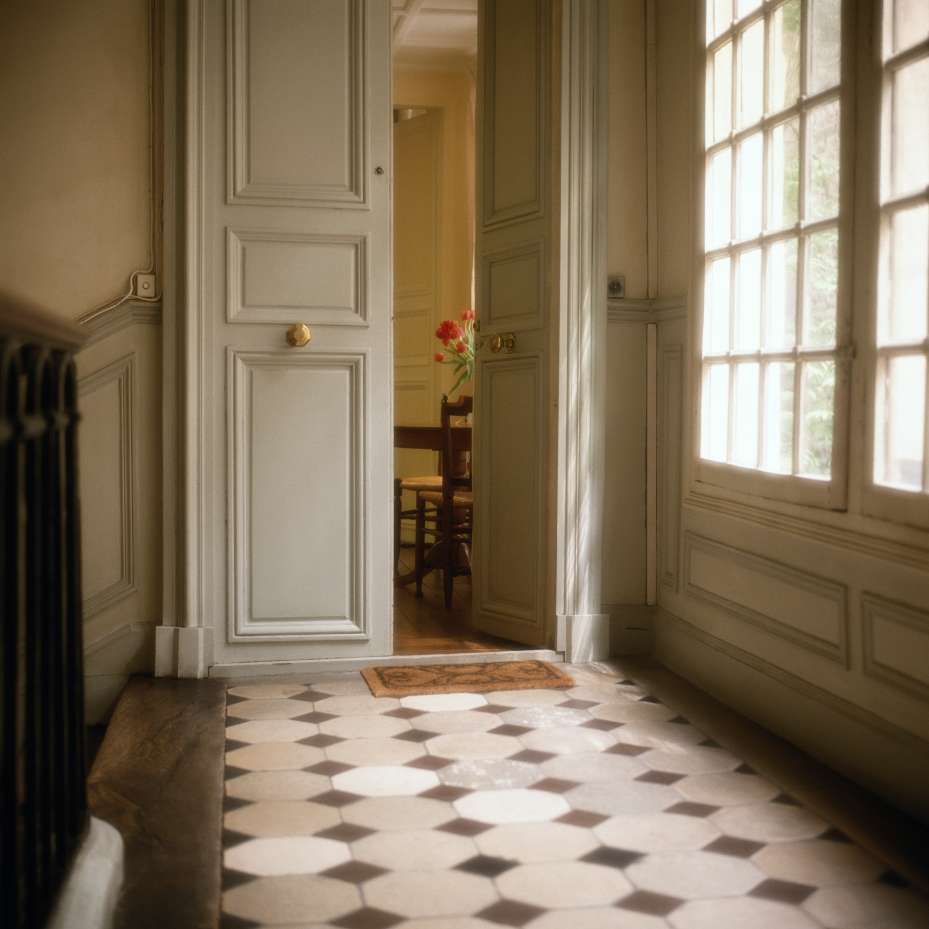 Parisian apartment interior.