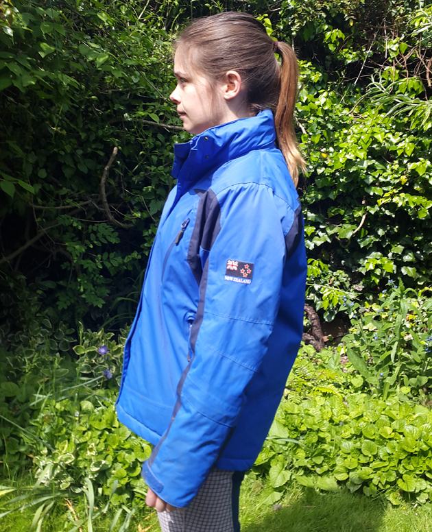 Mark Todd jacket on side