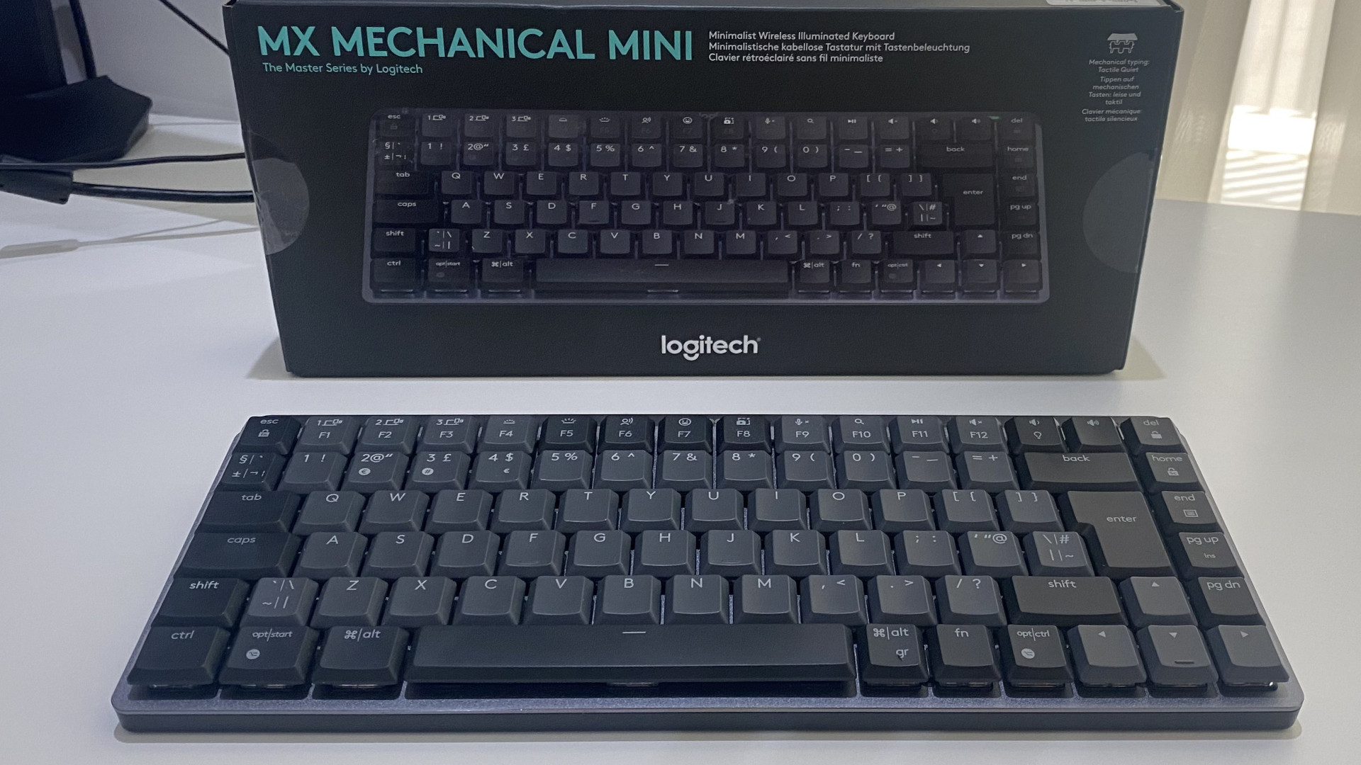Logitech MX Mechanical Typing test 