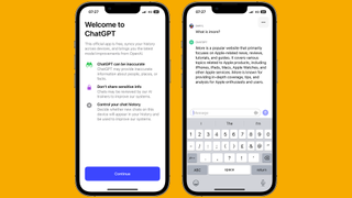 ChatGPT app on iOS