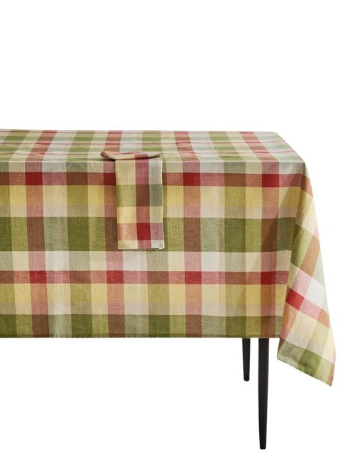 Check Cotton Tablecloth