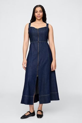 Gap Ultrasoft Denim Maxi Dress