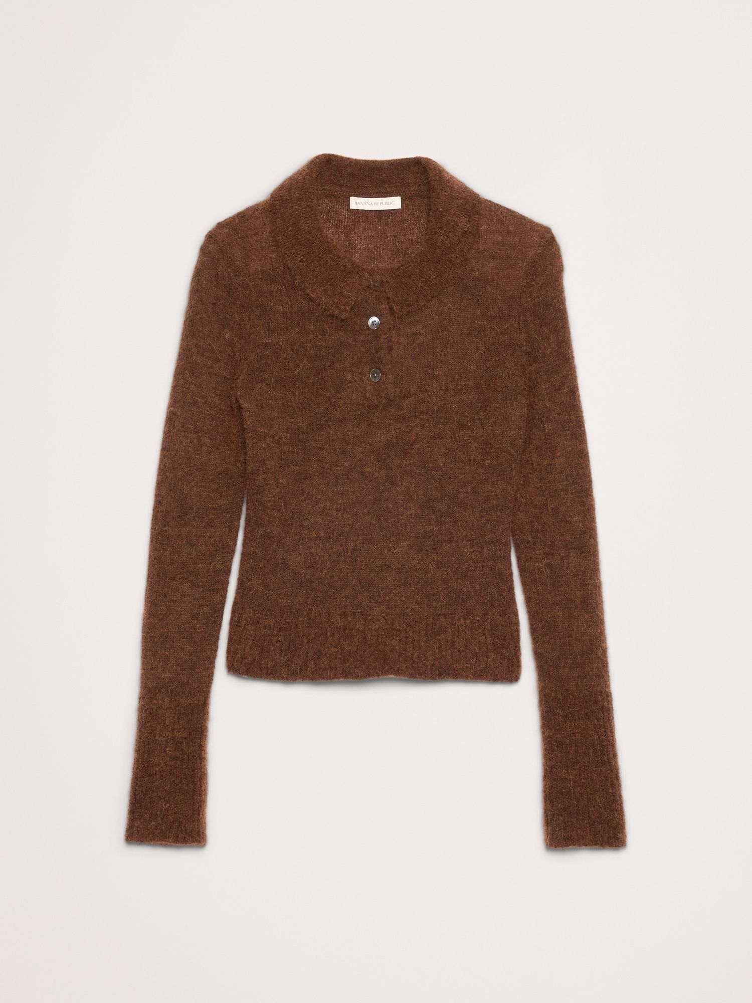 Italian Alpaca-Blend Sweater Polo