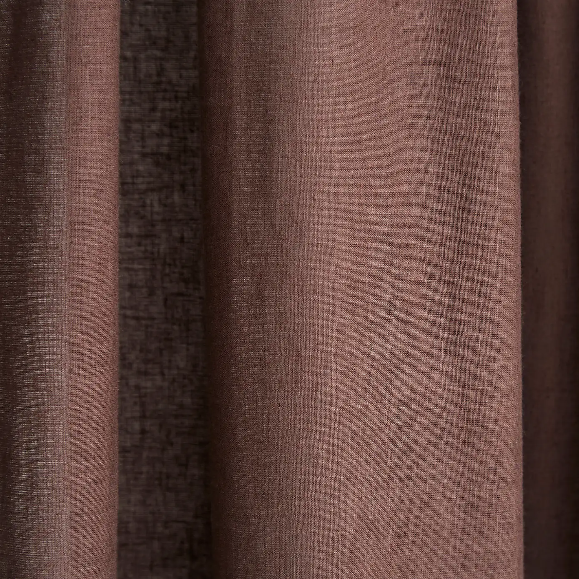 a chocolate brown fabric sample