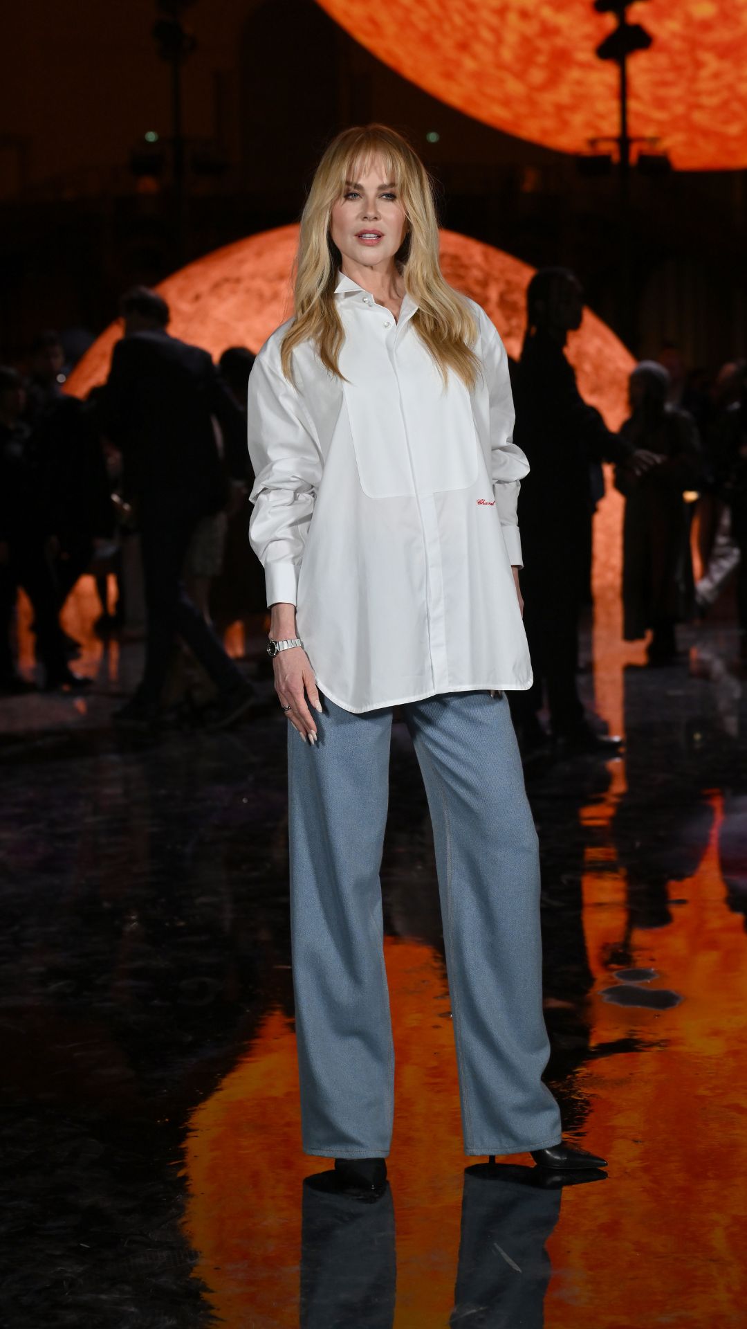 Nicole Kidman attends the Chanel Womenswear Spring/Summer 2026 show as part of Paris Fashion Week on October 06, 2025 in Paris, France