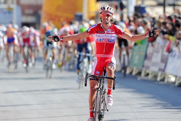 Daniel Moreno (Katusha) wins the GP Miguel Indurain