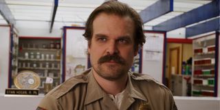 David Harbour as Hopper in Stranger Things.