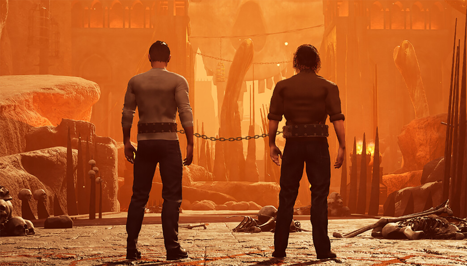 Скриншот игрового процесса Chained Together