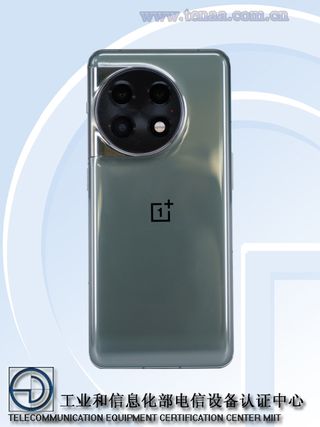 Regulatory images of the OnePlus 11