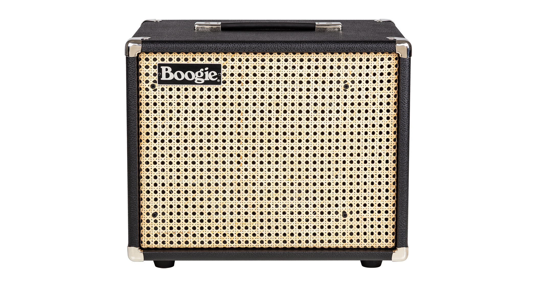 The Mesa/Boogie Thiele 1x12 Guitar Speaker Cabinet has been reissued by the high-end guitar brand, and presents players with a monster sound from a small footprint, and is available with a black Bronco grille cloth or Wicker grille.