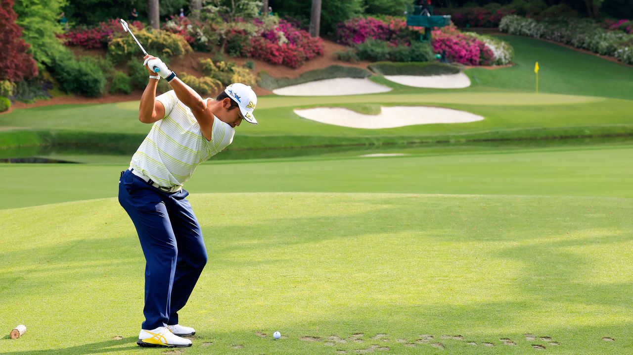 hideki matsuyama at the masters