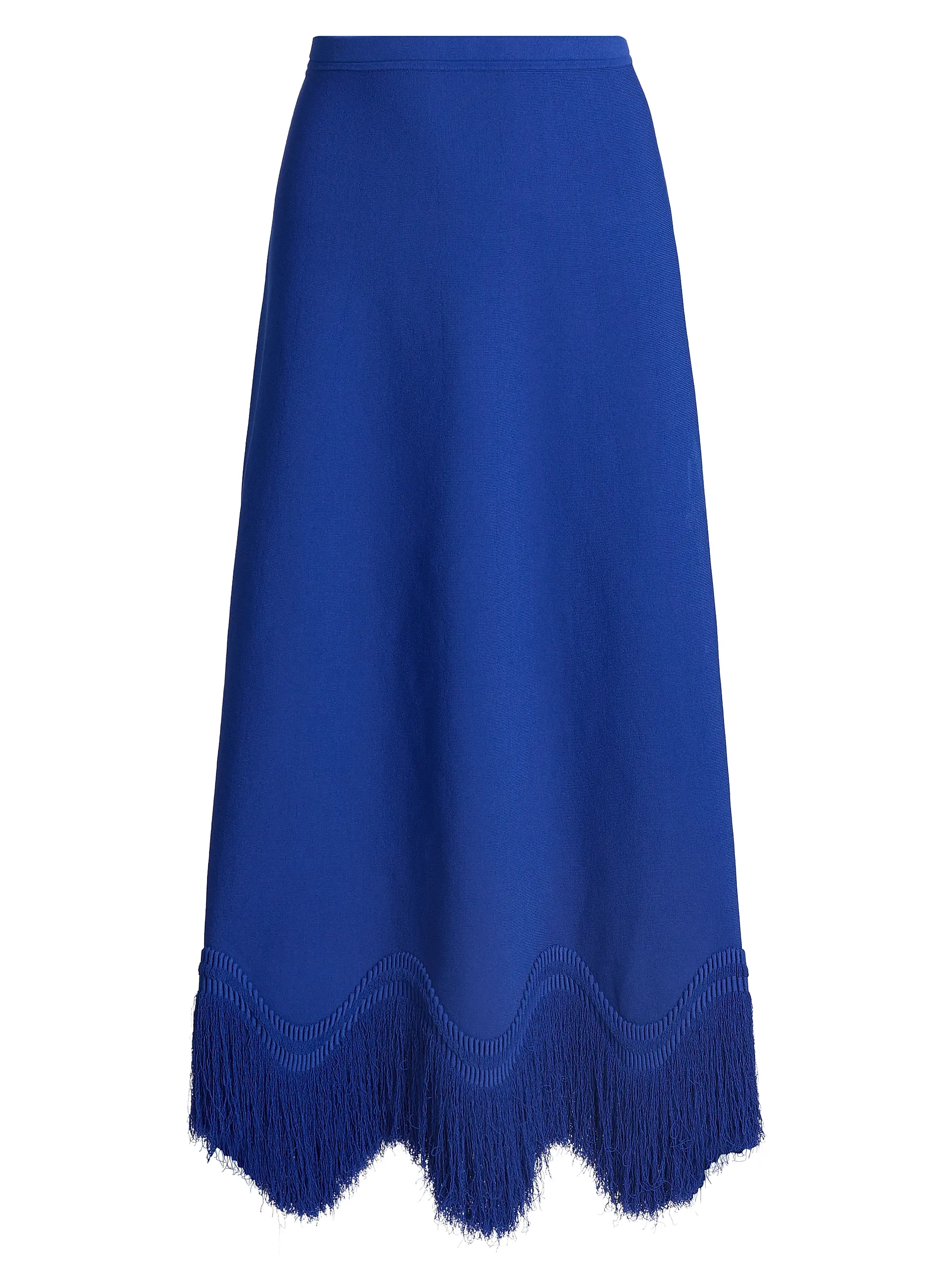 Paulina Fringed-Hem Maxi Skirt