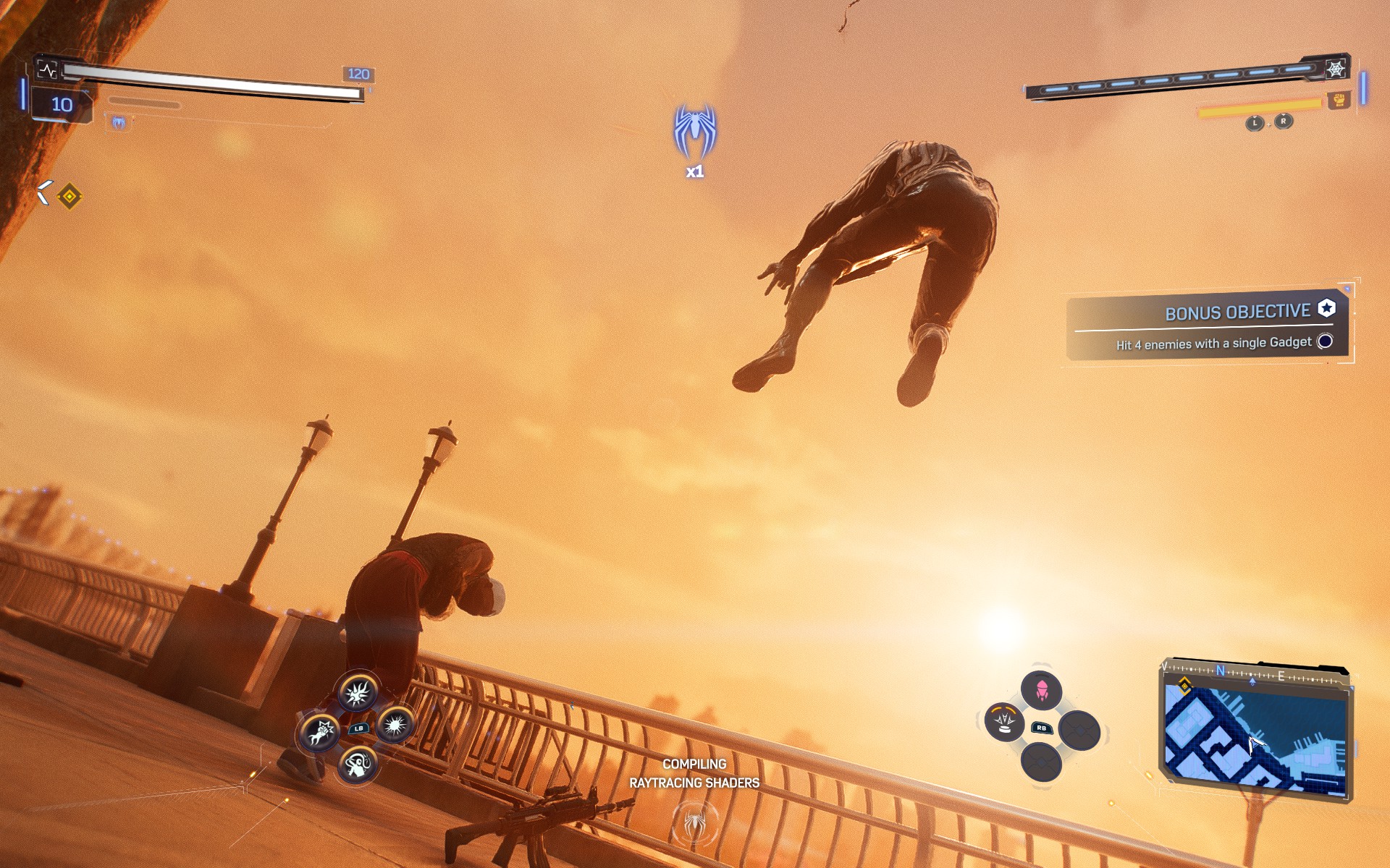 Spider-Man 2 running with FSR Redstone