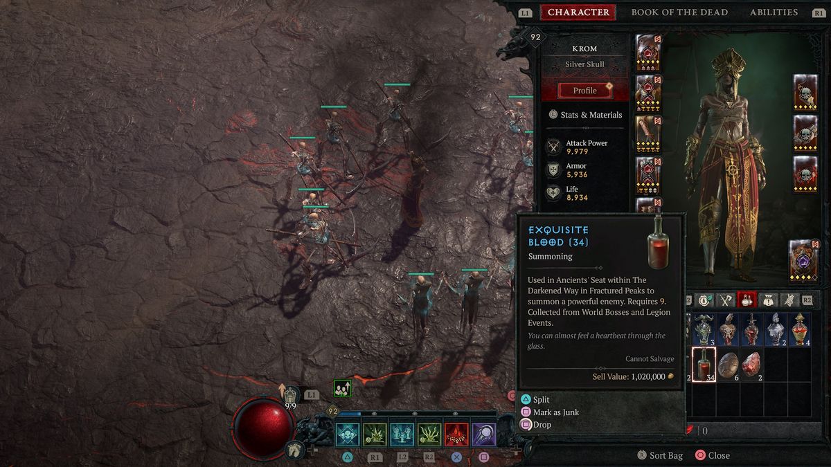 Diablo 4 How to get Exquisite Blood and summon Lord Zir PC Gamer