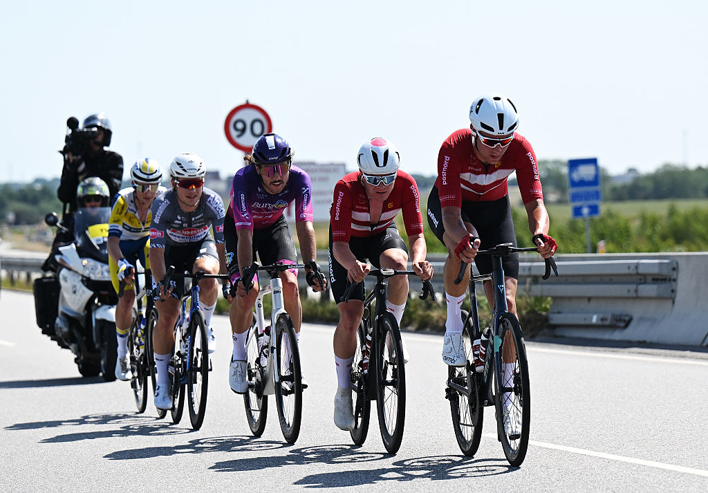 The early breakaway at Copenhagen Sprint